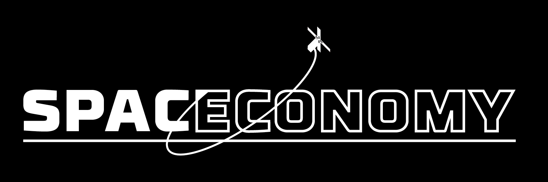 SpacEconomy logo on black background