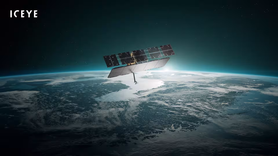 ICEYE Gen4 satellite in space (illustration)