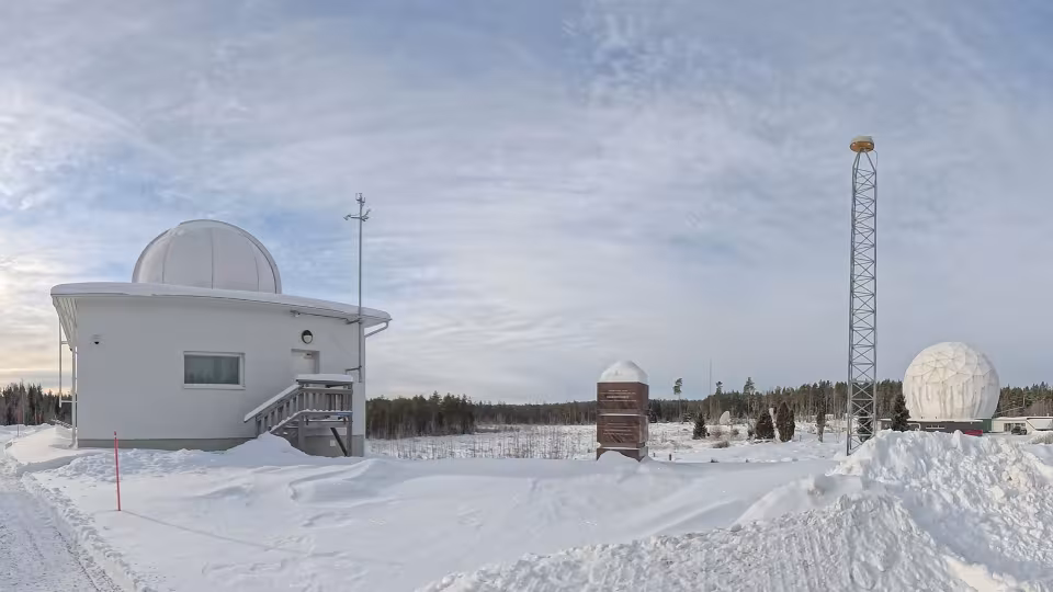 Näkymä MLL:n Metsähovin havaintoasemalla